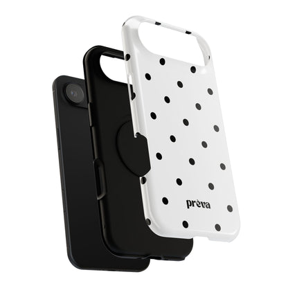 B&W polka dots Phone Case