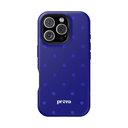 Dark Blue Polka Dots Phone Case