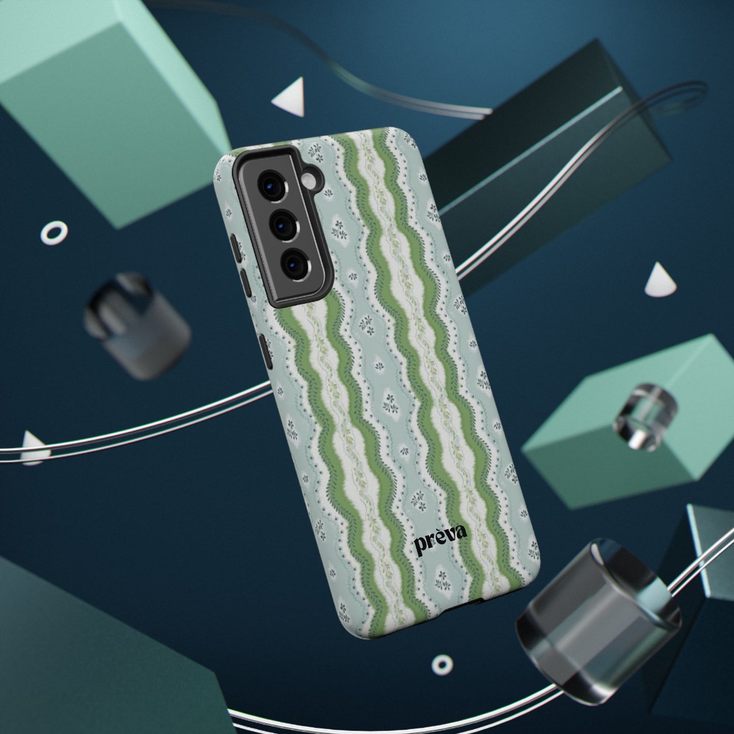 Green Waves Phone Case