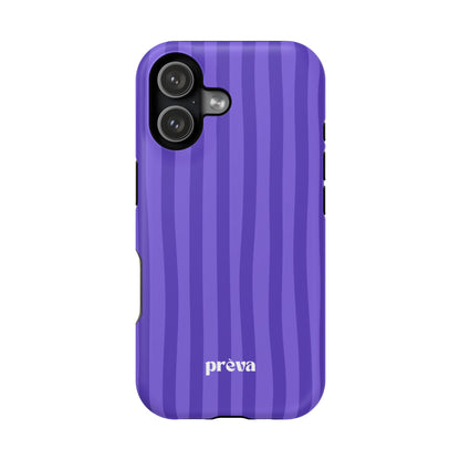 Dark Purple Stripes Phone Case