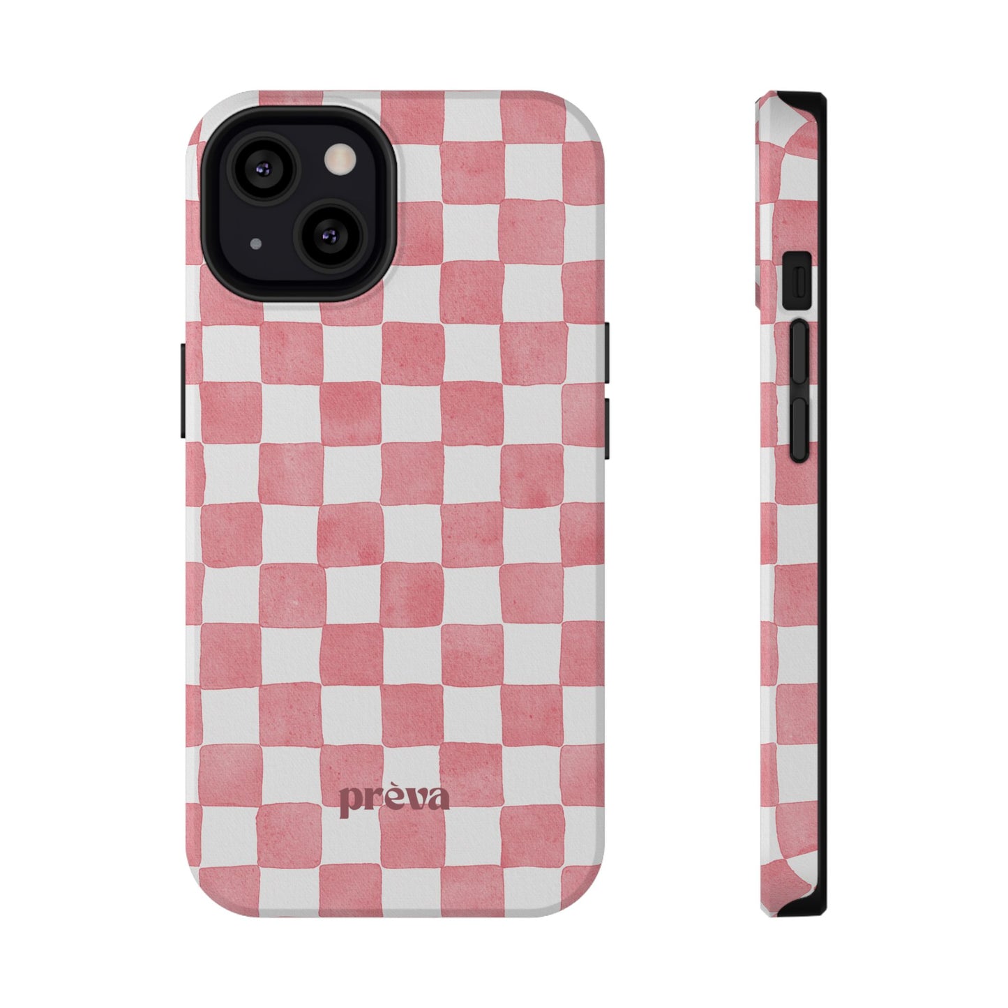 Pink Checkers Phone Case