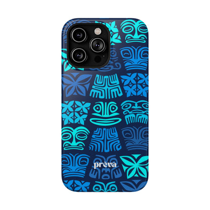 Blue Tiki Phone Case