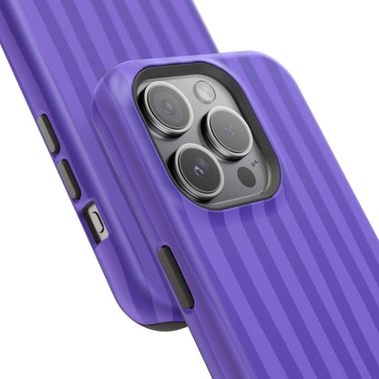 Dark Purple Stripes Phone Case