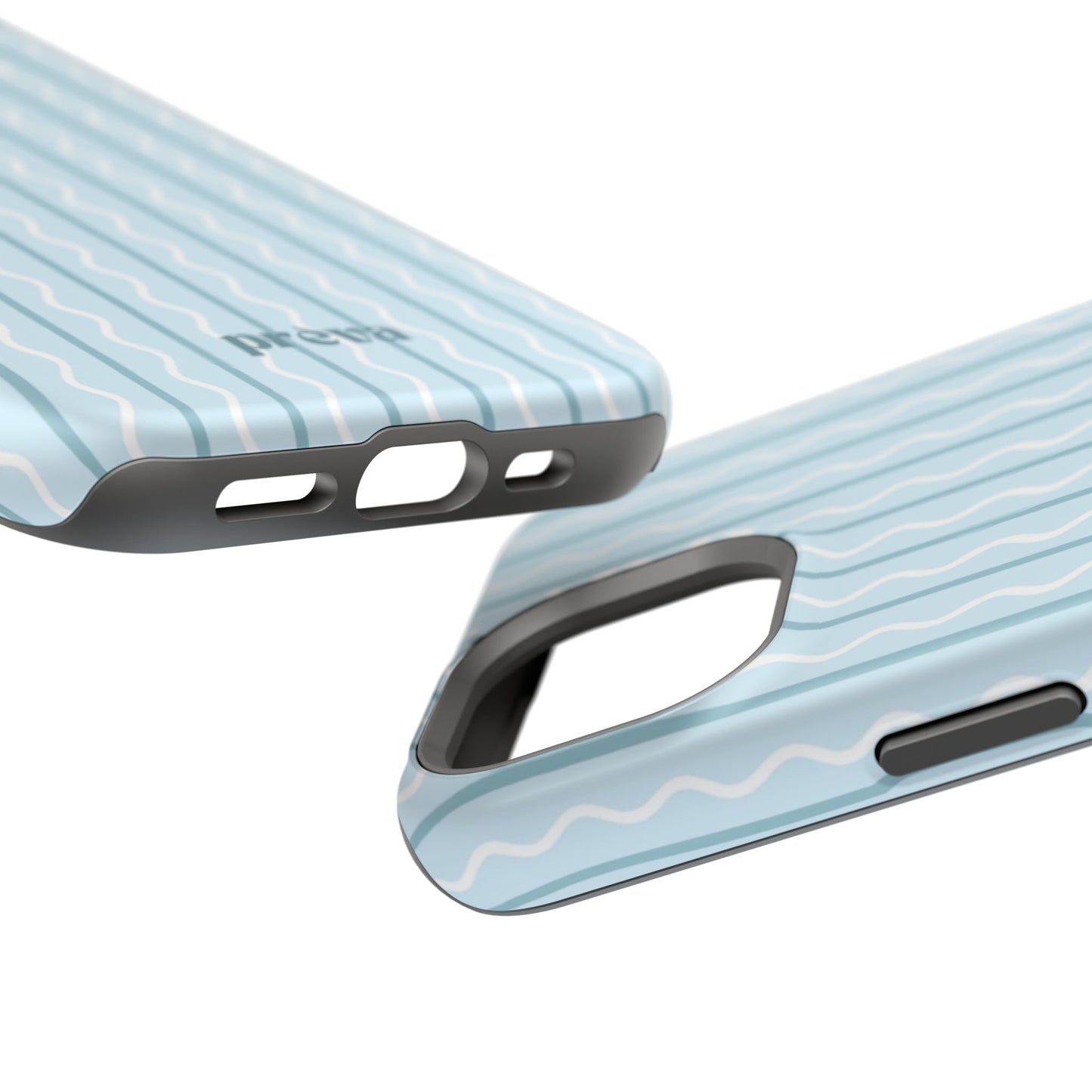 Blue Island Stripes Phone Case