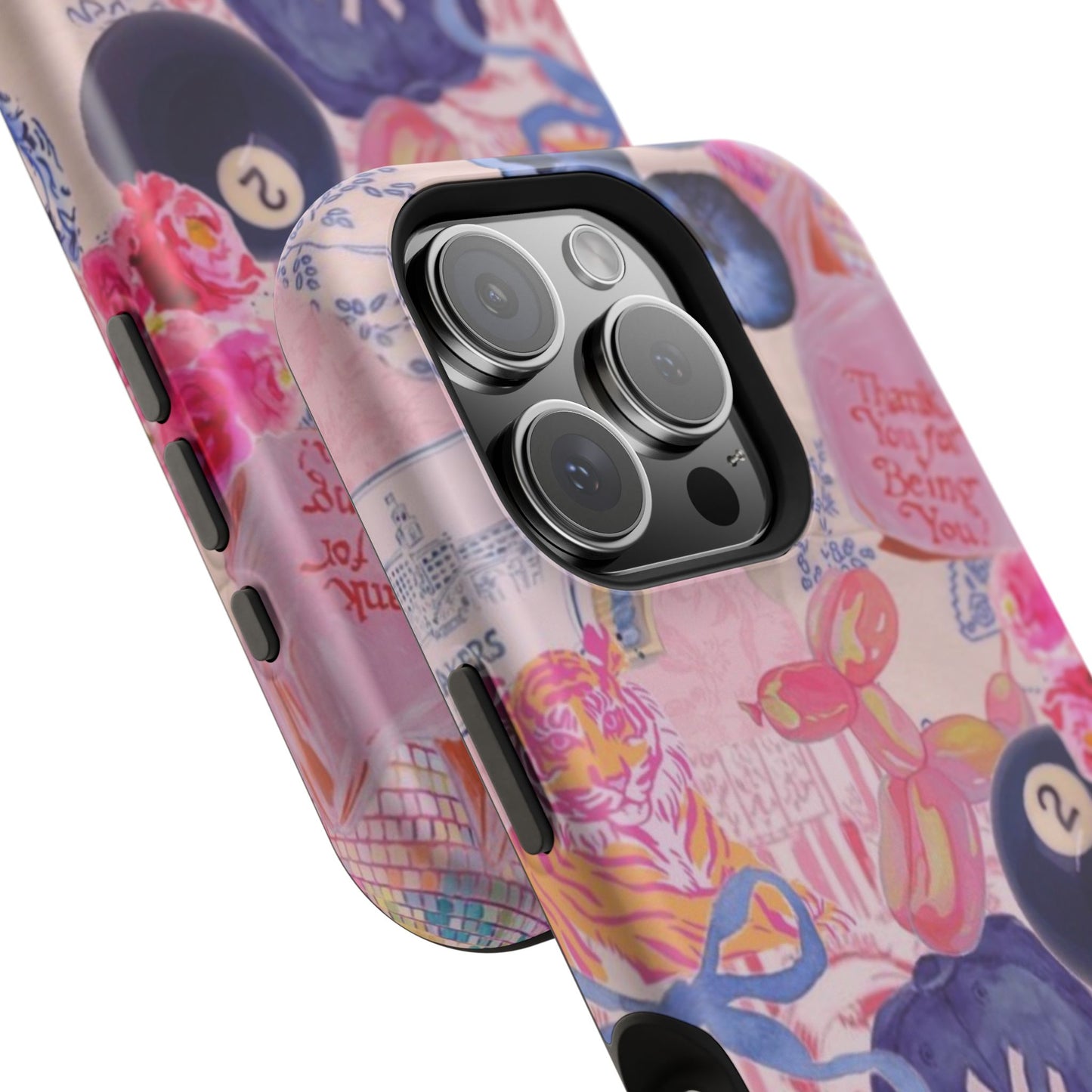 Retro 8 Ball Collage Phone Case