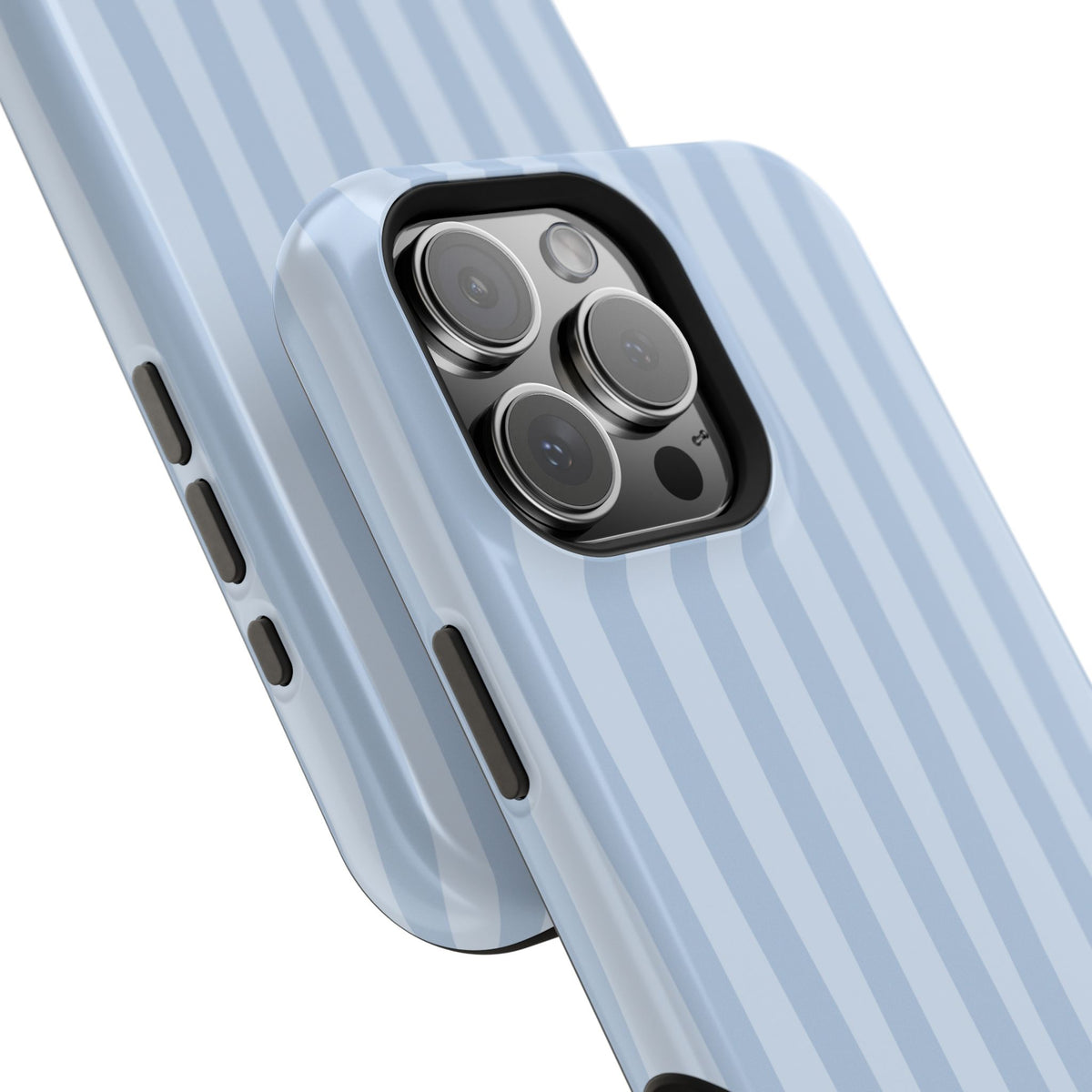 Pastel Blue Stripes Phone Case