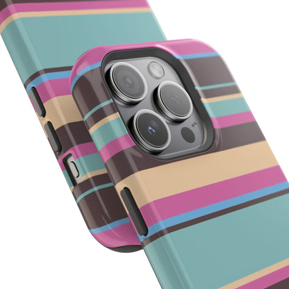 Cocoa Palm Stripes Phone Case