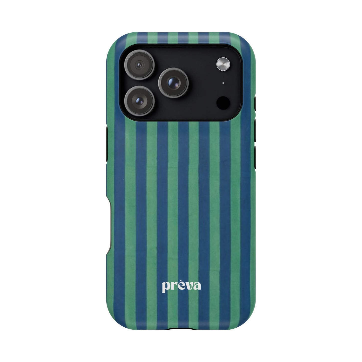 Green & Blue Stripes Phone Case