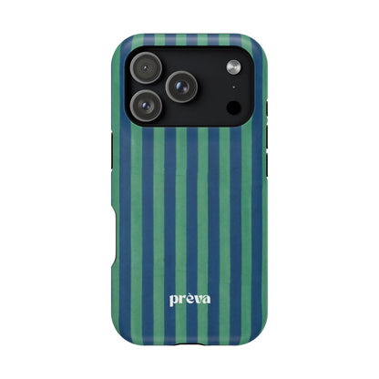 Green & Blue Stripes Phone Case