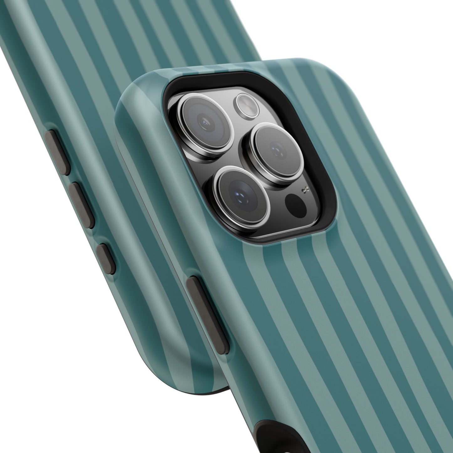 Striped Teal Phone Case
