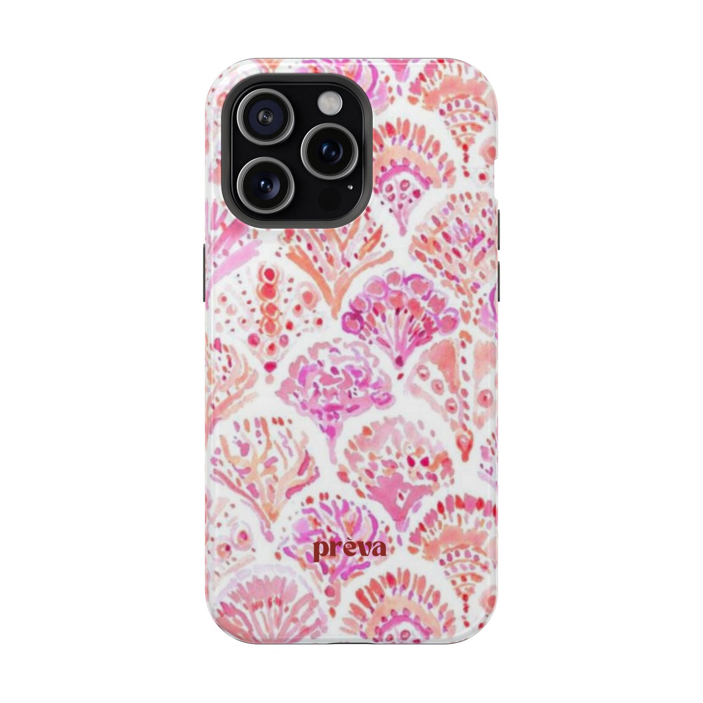 Pink Shell Watercolor Phone Case