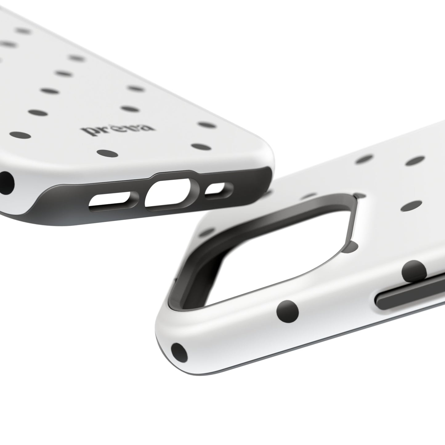 B&W polka dots Phone Case