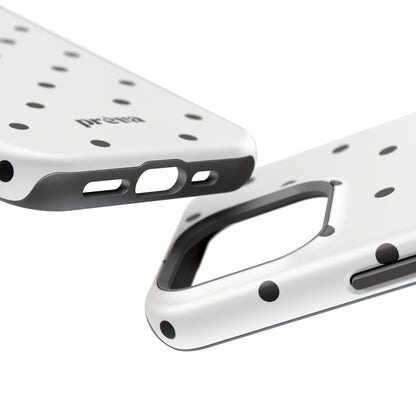 B&W polka dots Phone Case