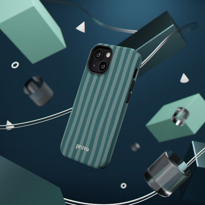 Striped Teal Phone Case