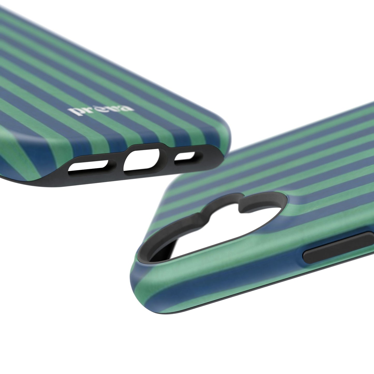 Green & Blue Stripes Phone Case