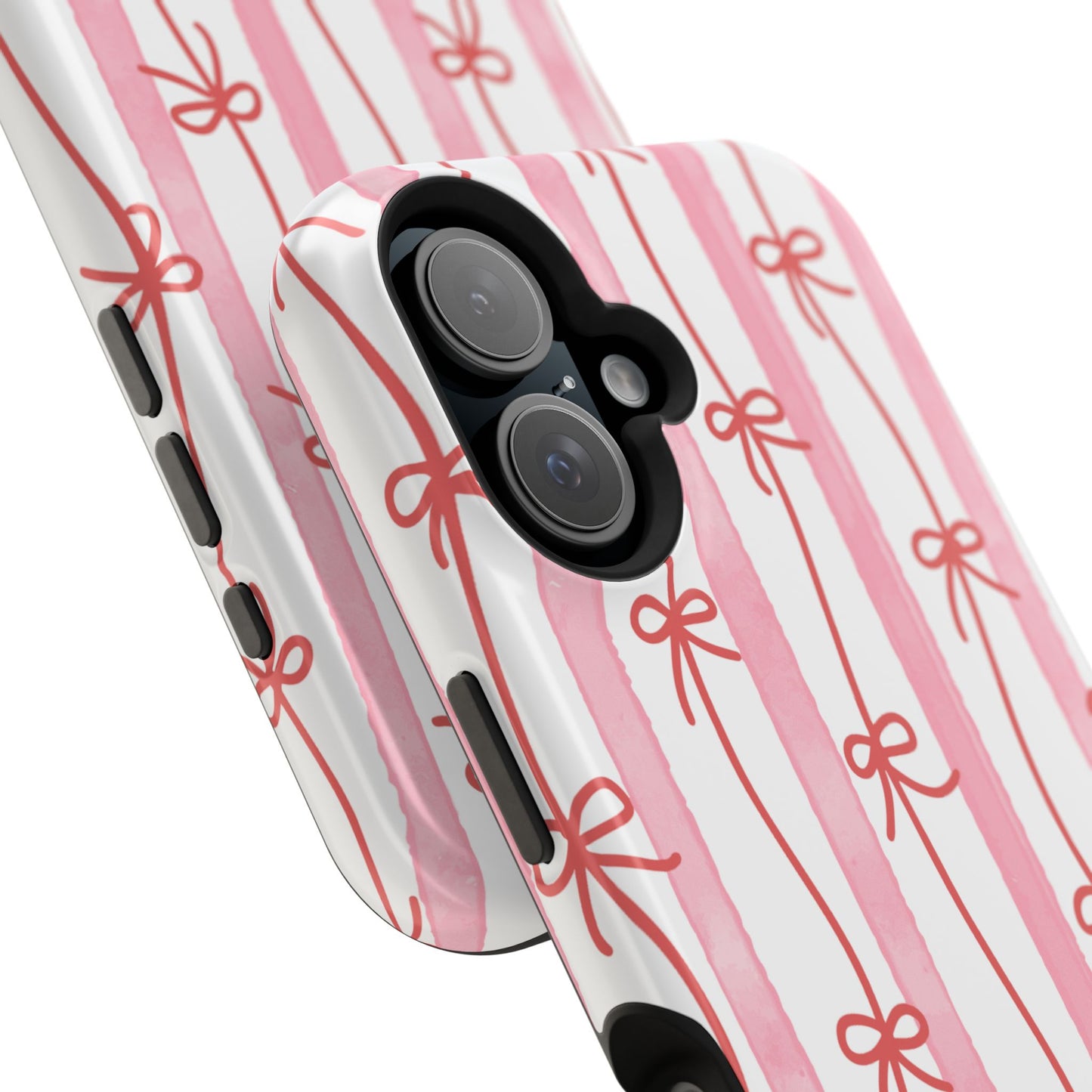 Pink Bow Chain Phone Case