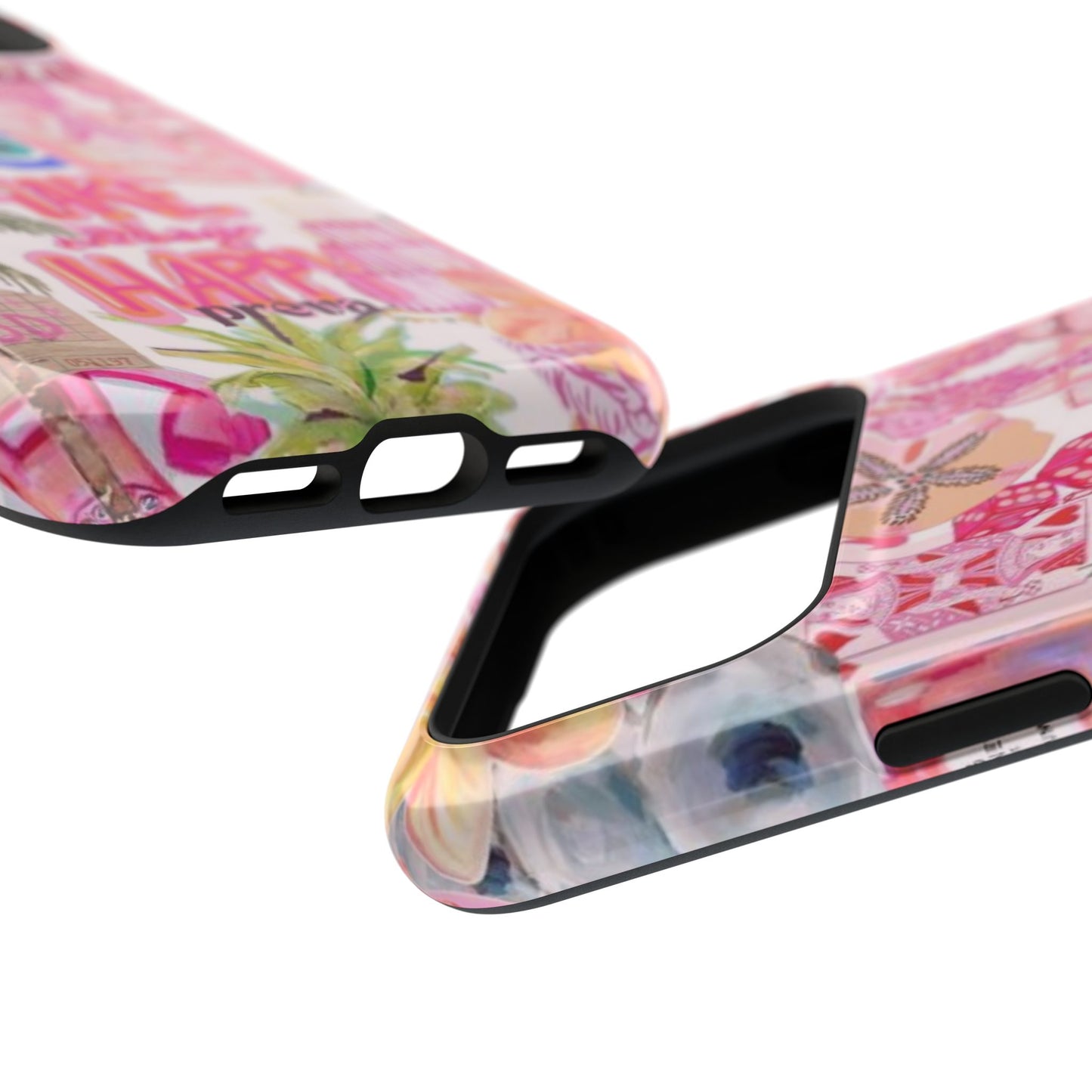Pink Tropical Collage Phone Case