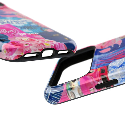 Vibrant Galaxy Collage Phone Case