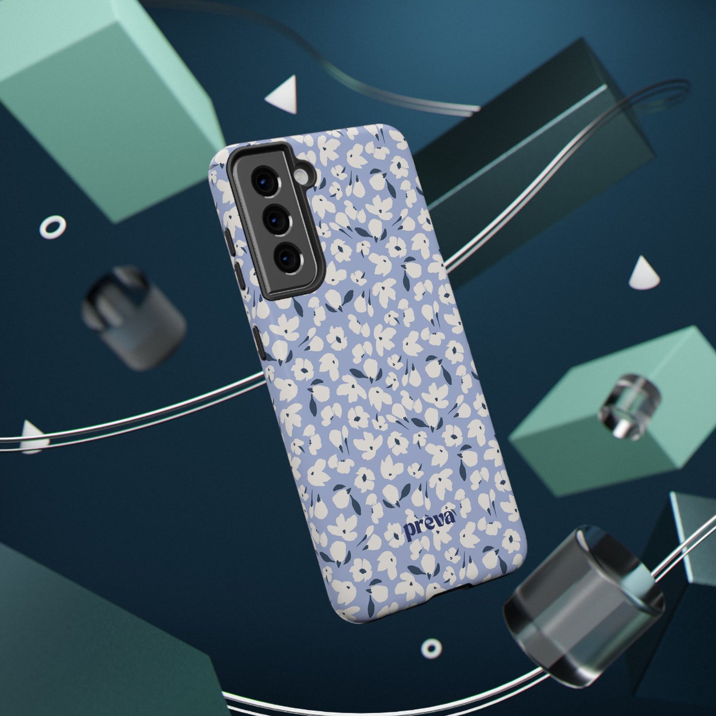 Petals On Blue Phone Case
