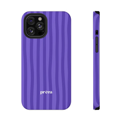 Dark Purple Stripes Phone Case