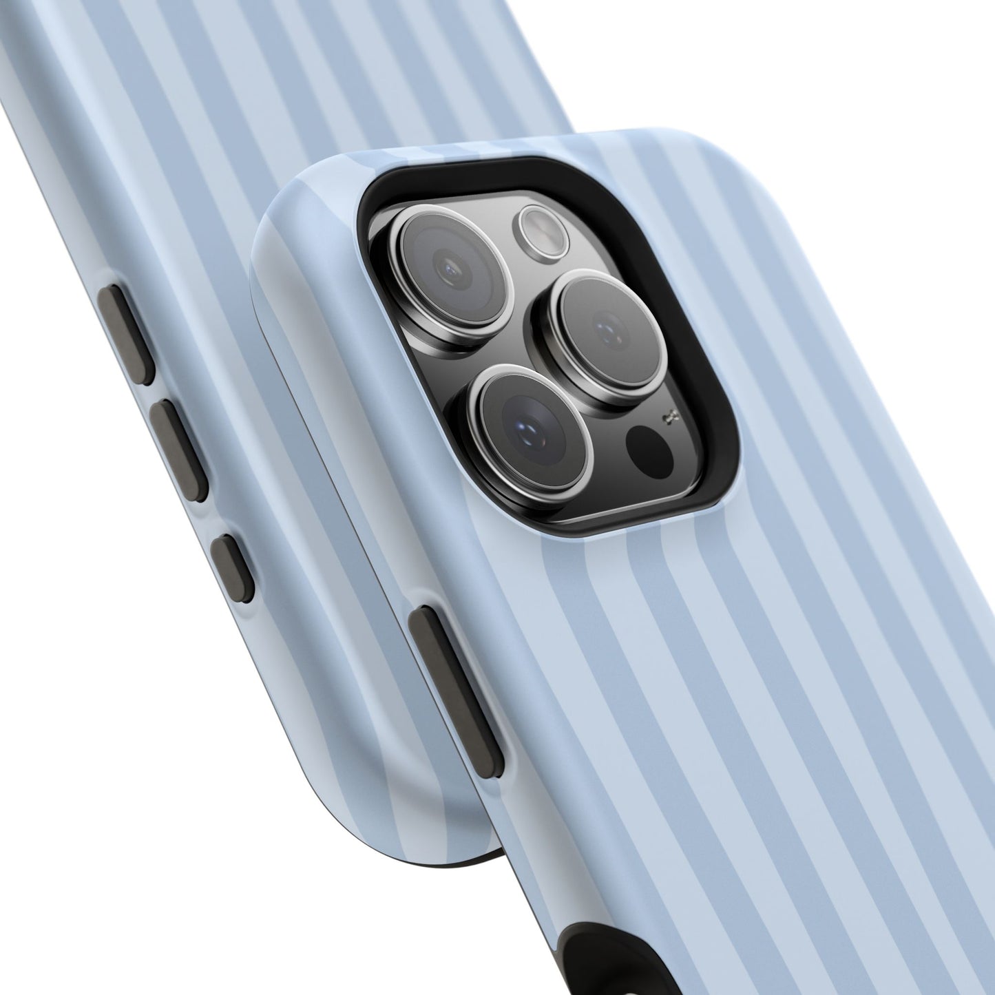 Pastel Blue Stripes Phone Case