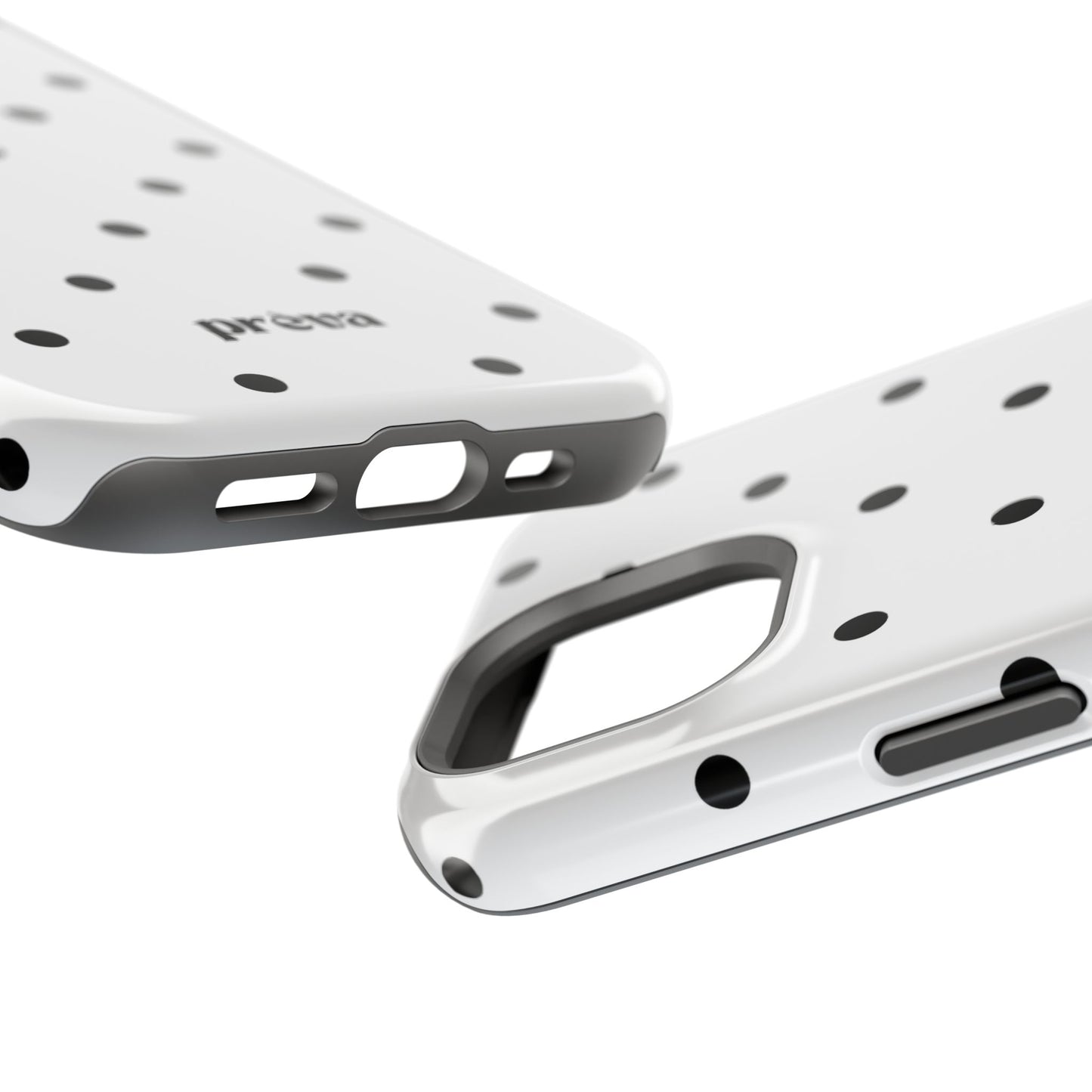 B&W polka dots Phone Case
