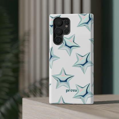 White Starburst Phone Case