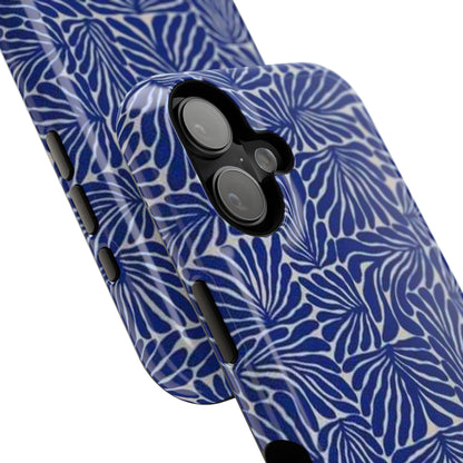 Blue Abstract Greek Phone Case