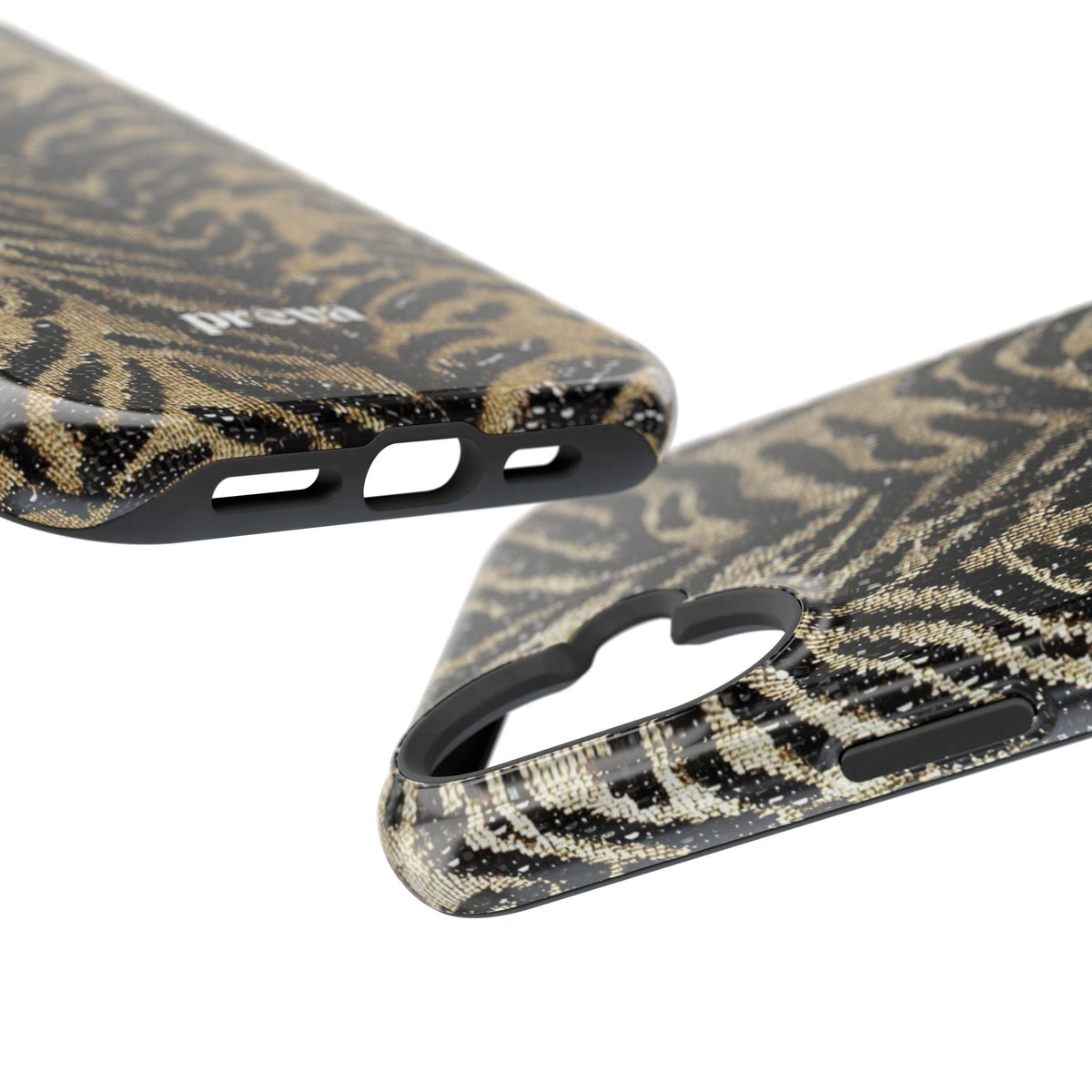 Phone Case — Impact‑Resistant Tiger Print Rug Texture