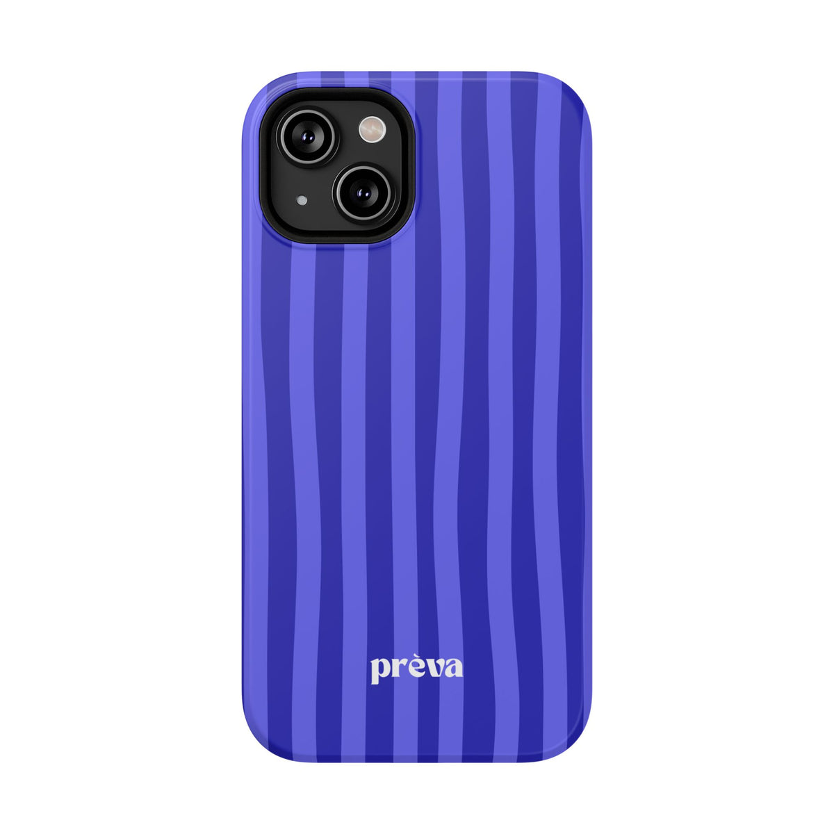 Neon Blue Stripes Phone Case