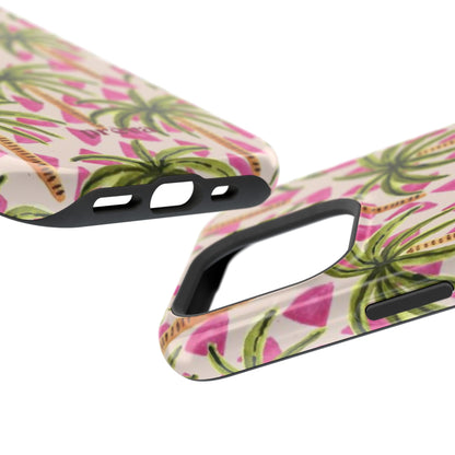 Phone Case — Pink Palm Tree Impact-Resistant Protector