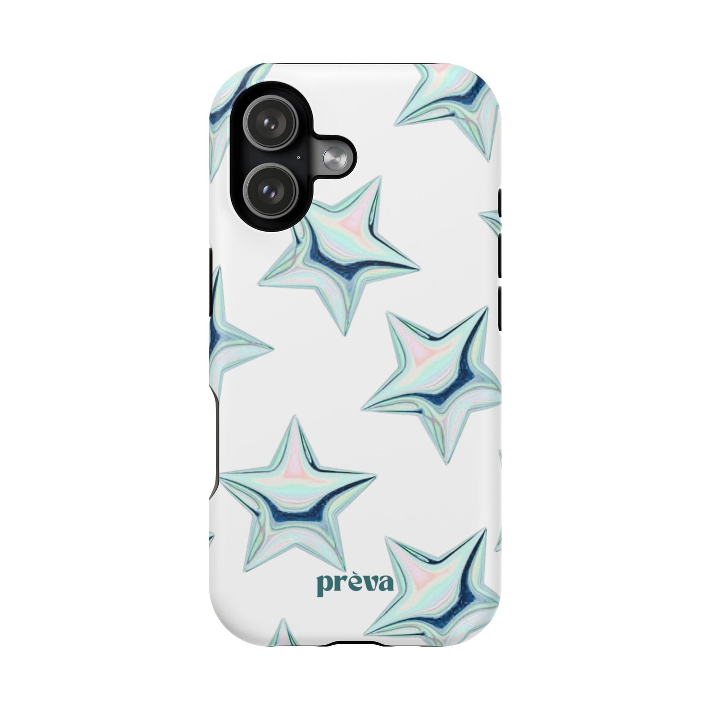 White Starburst Phone Case