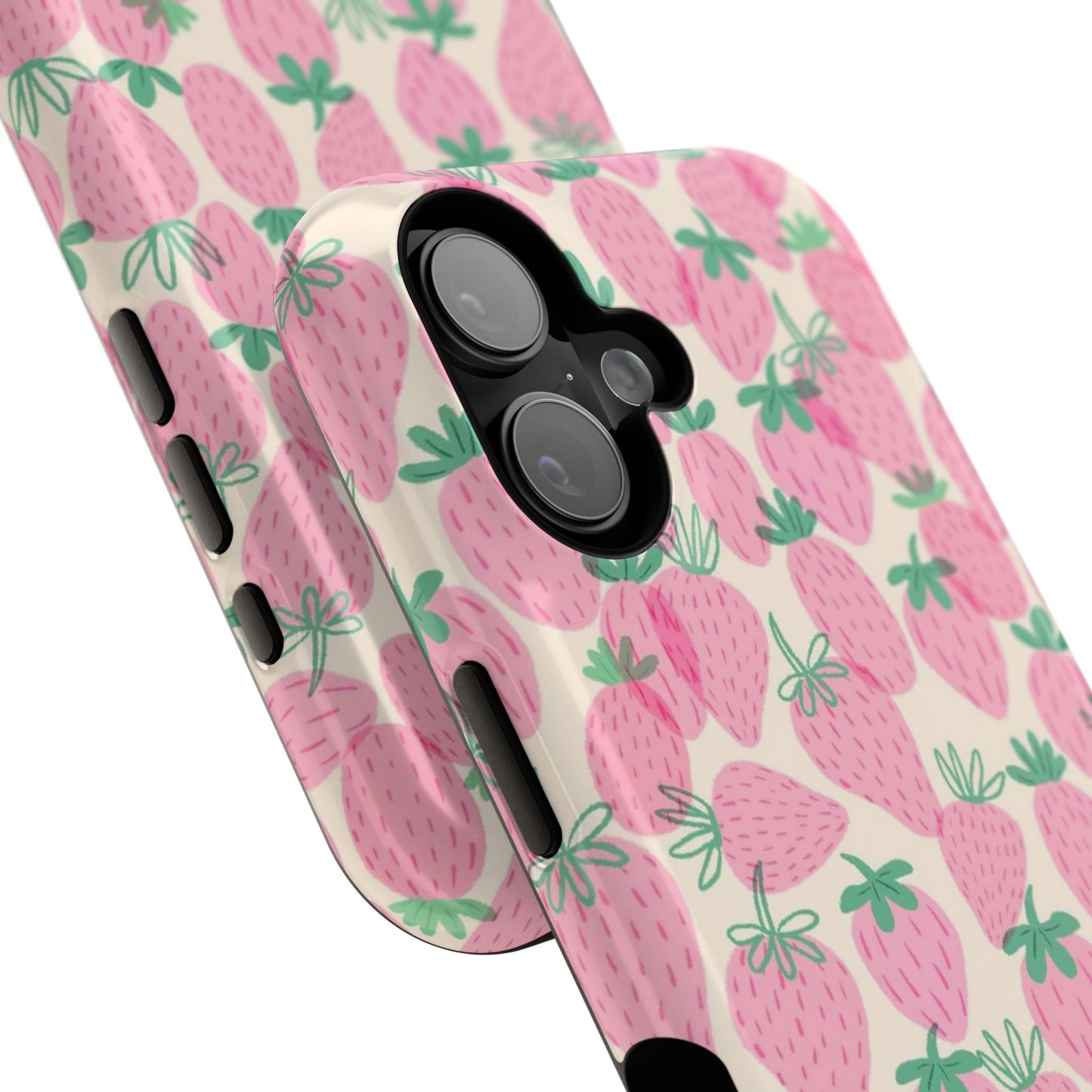 Pink Strawberry Phone Case