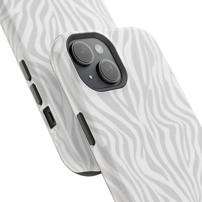 Zebra White Wave Phone Case
