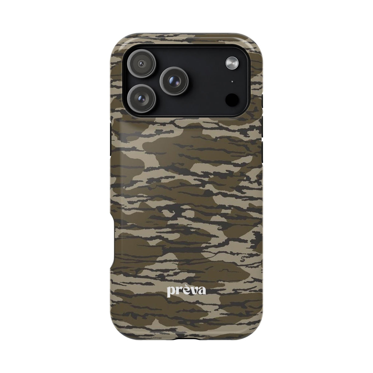 Camo Impact-Resistant Phone Case — Military Green Rugged Protection
