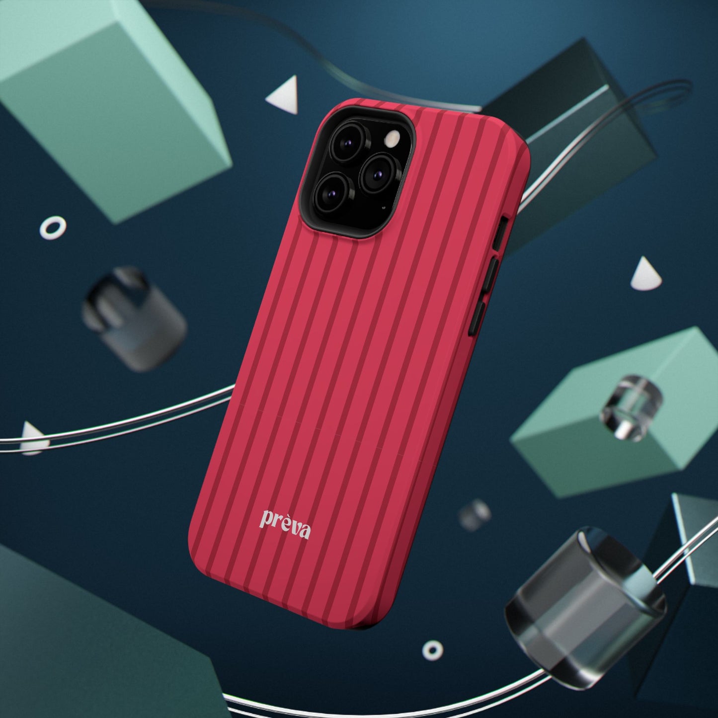 Pinky Red Stripes Phone Case