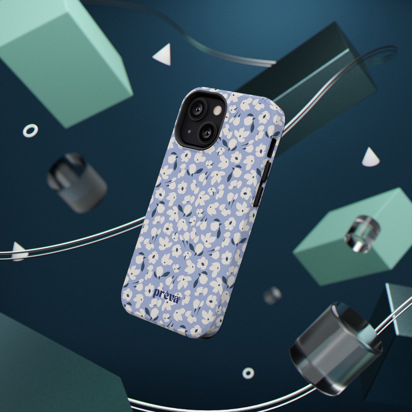 Petals On Blue Phone Case