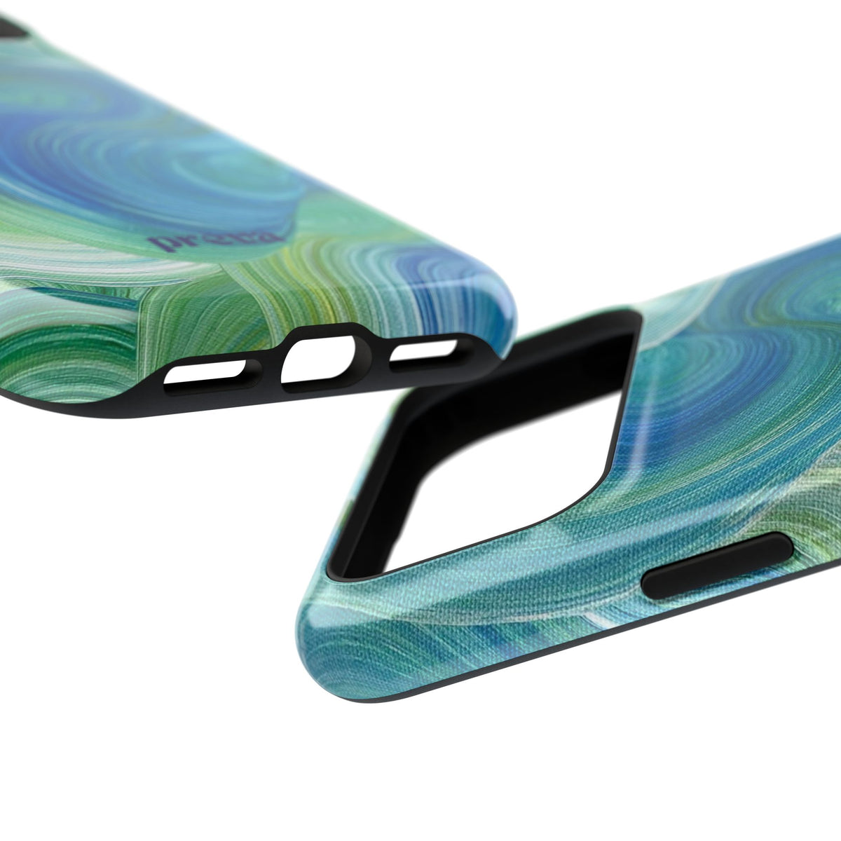 Swirling Ocean Impact-Resistant Phone Case
