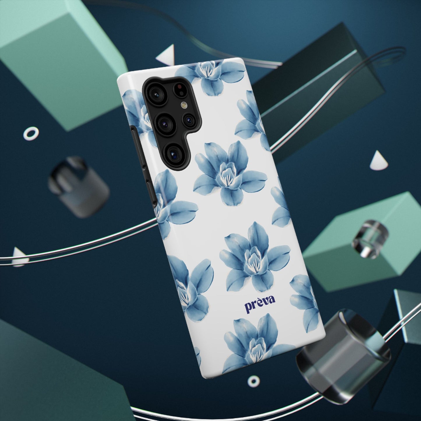 Blue Flowers Phone Case