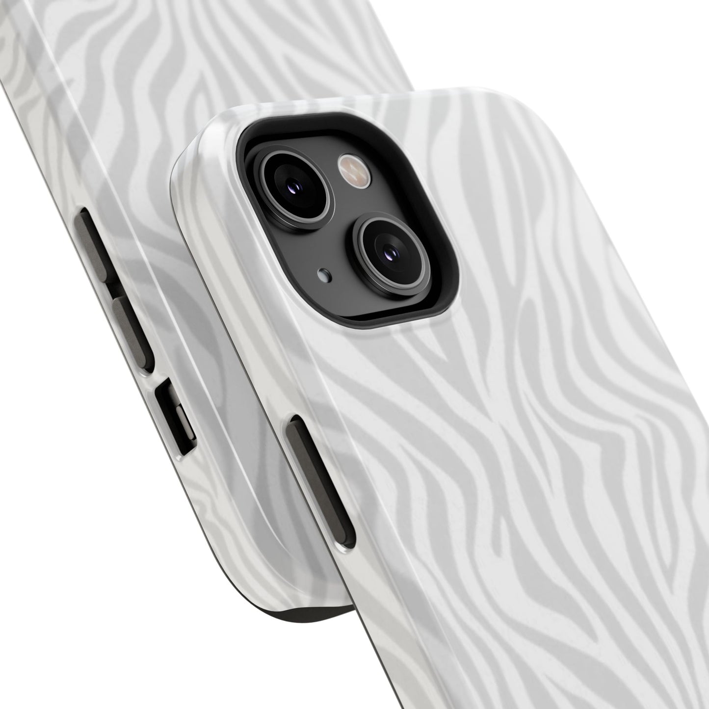 Zebra White Wave Phone Case