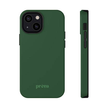Impact-Resistant Phone Case — Forest Green Slim Armor
