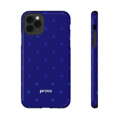 Dark Blue Polka Dots Phone Case
