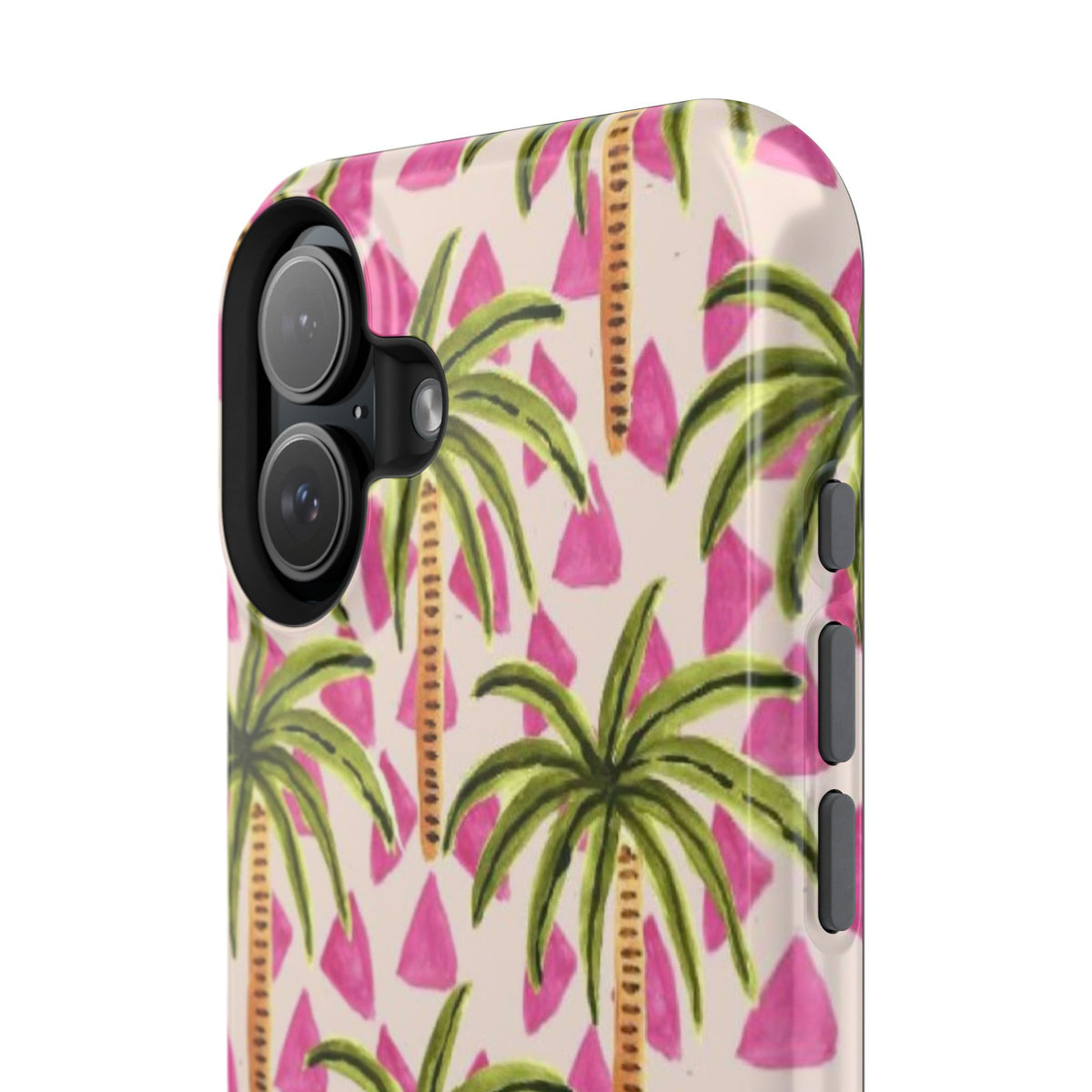 Phone Case — Pink Palm Tree Impact-Resistant Protector
