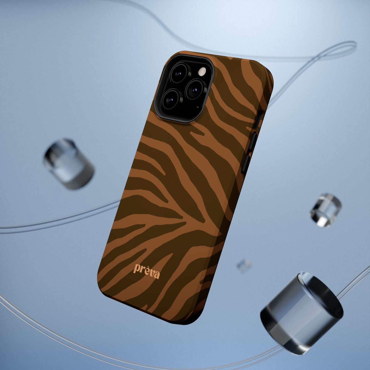 Brown Tiger Stripe Phone Case