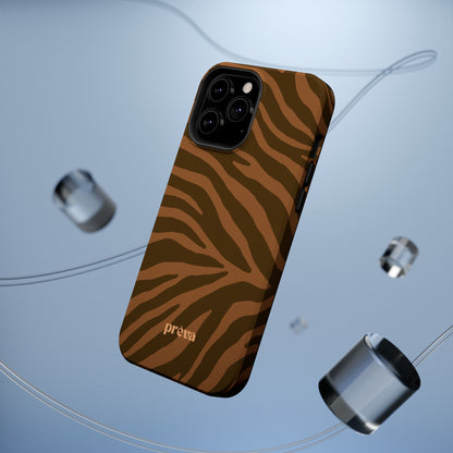 Brown Tiger Stripe Phone Case