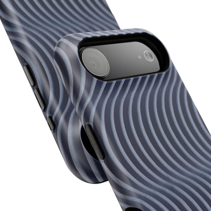 Wavy Navy Phone Case