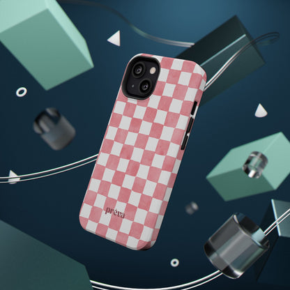 Pink Checkers Phone Case