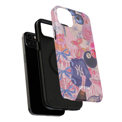 Retro 8 Ball Collage Phone Case