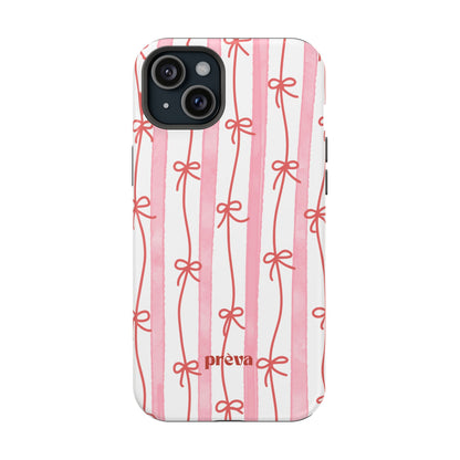Pink Bow Chain Phone Case