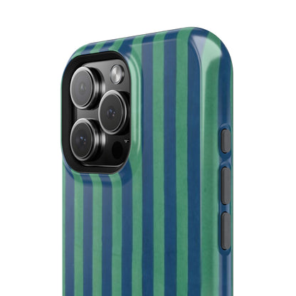Green & Blue Stripes Phone Case